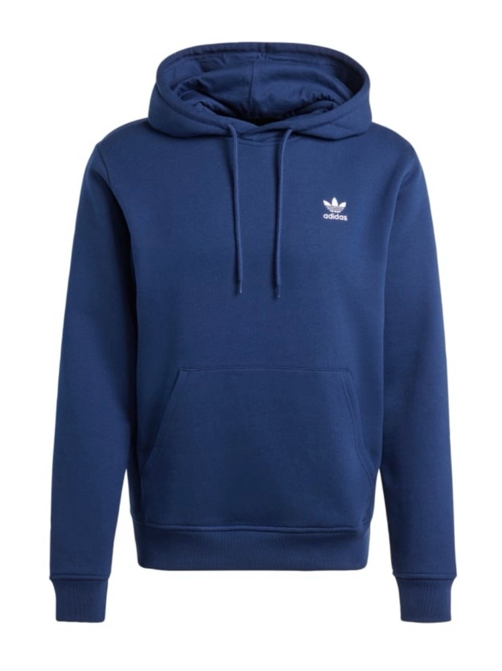 Adidas Trefoil Essentials Hoodie Sweater Originals Navy Blue Men's Large